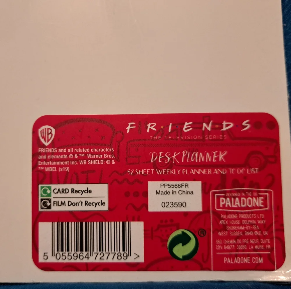 Friends Desk Planner and To-Do List